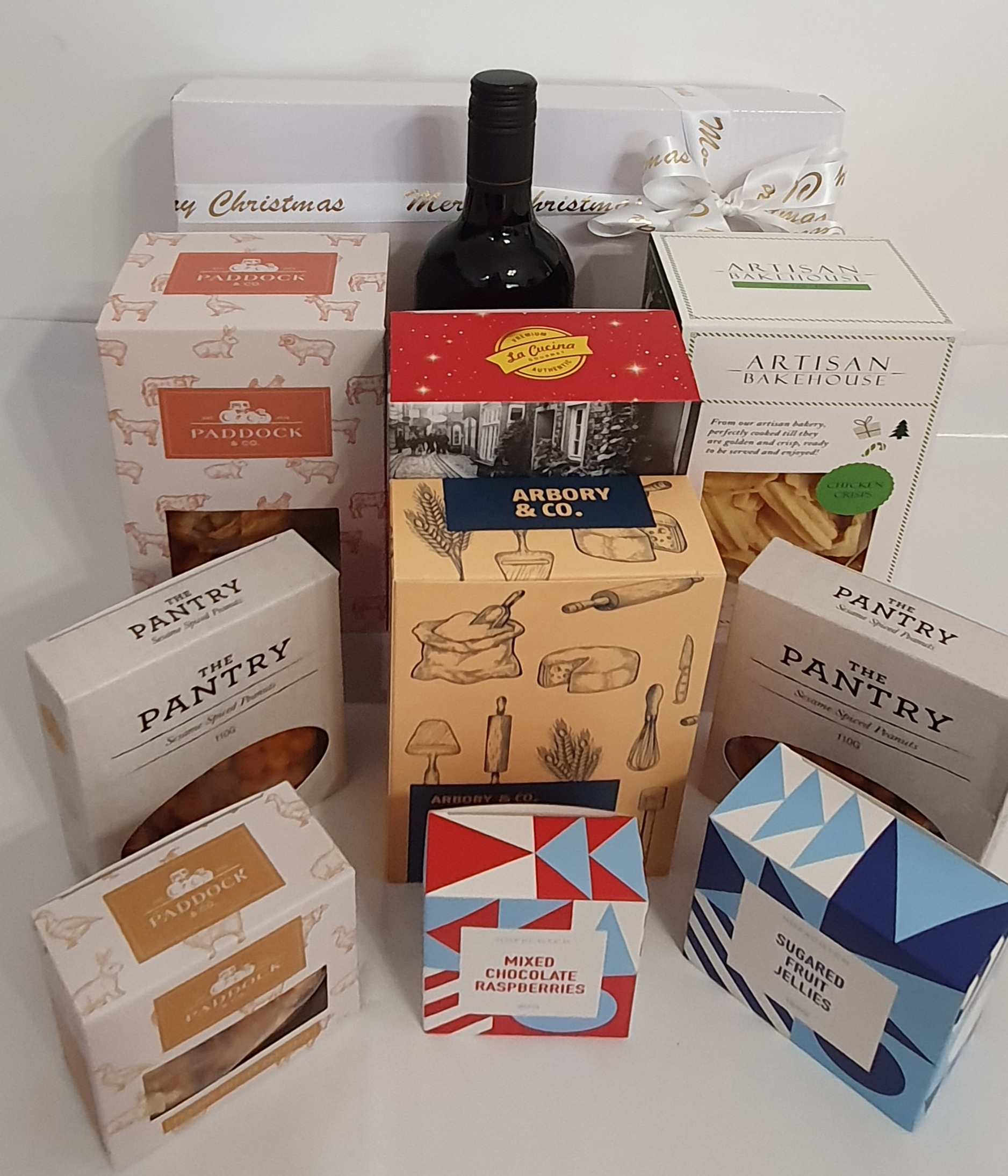 Indulge Gift Hamper & Red Wine